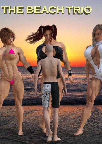 The Beach Trio - FREE - female bodybuilder 