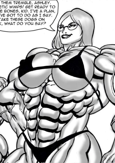 Ashley's Final Semester - part 4 - female bodybuilder