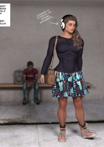 tall, athletic girl and small boy