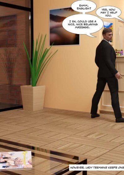 man entering a massage parlor