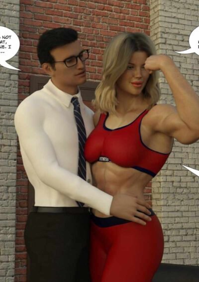 girl flexing her biceps