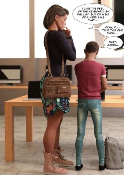 tall woman and short man