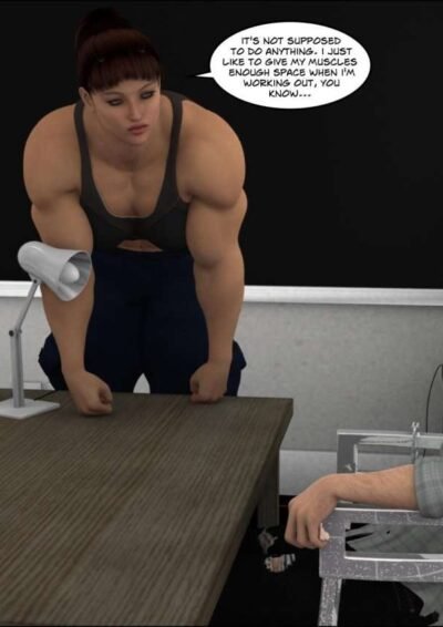 The Interrogation - female bodybuilder 