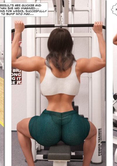 girl growing muscles