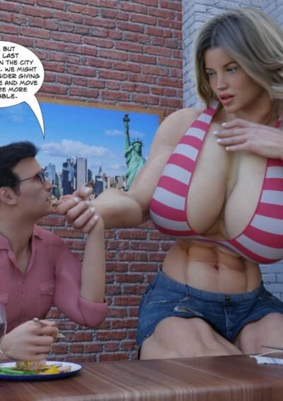 beautiful musclular blond girl big boobs