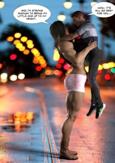 musclegirl lifting guy