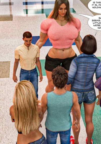 muscular college girl