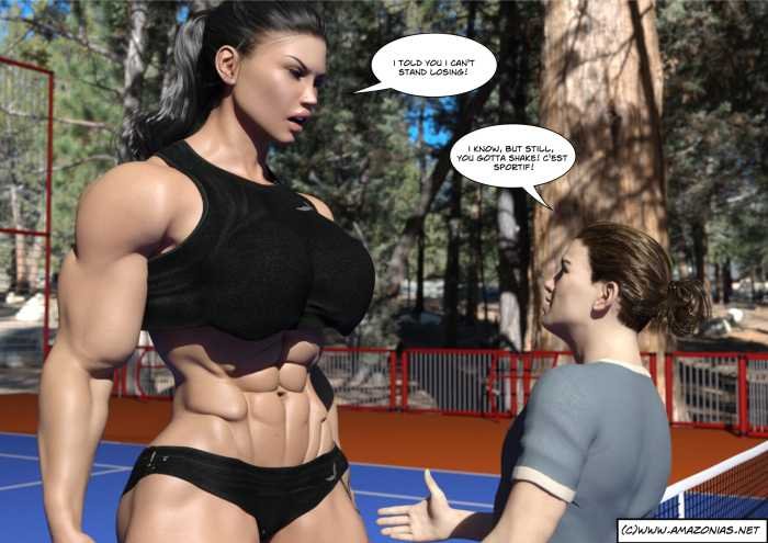 Winners and Losers - female bodybuilder