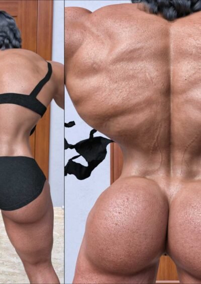 huge female muscle growth