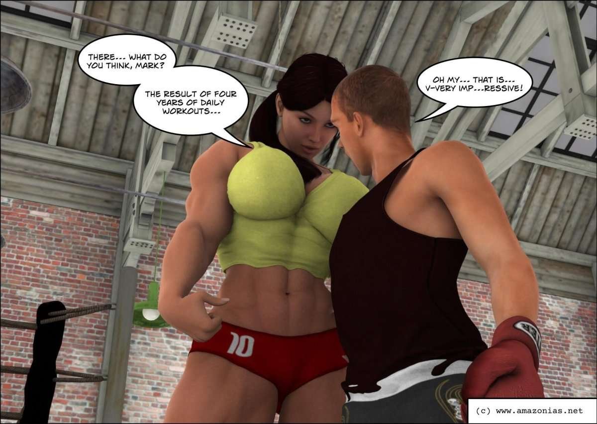 The Boxer, part 1 - female bodybuilder