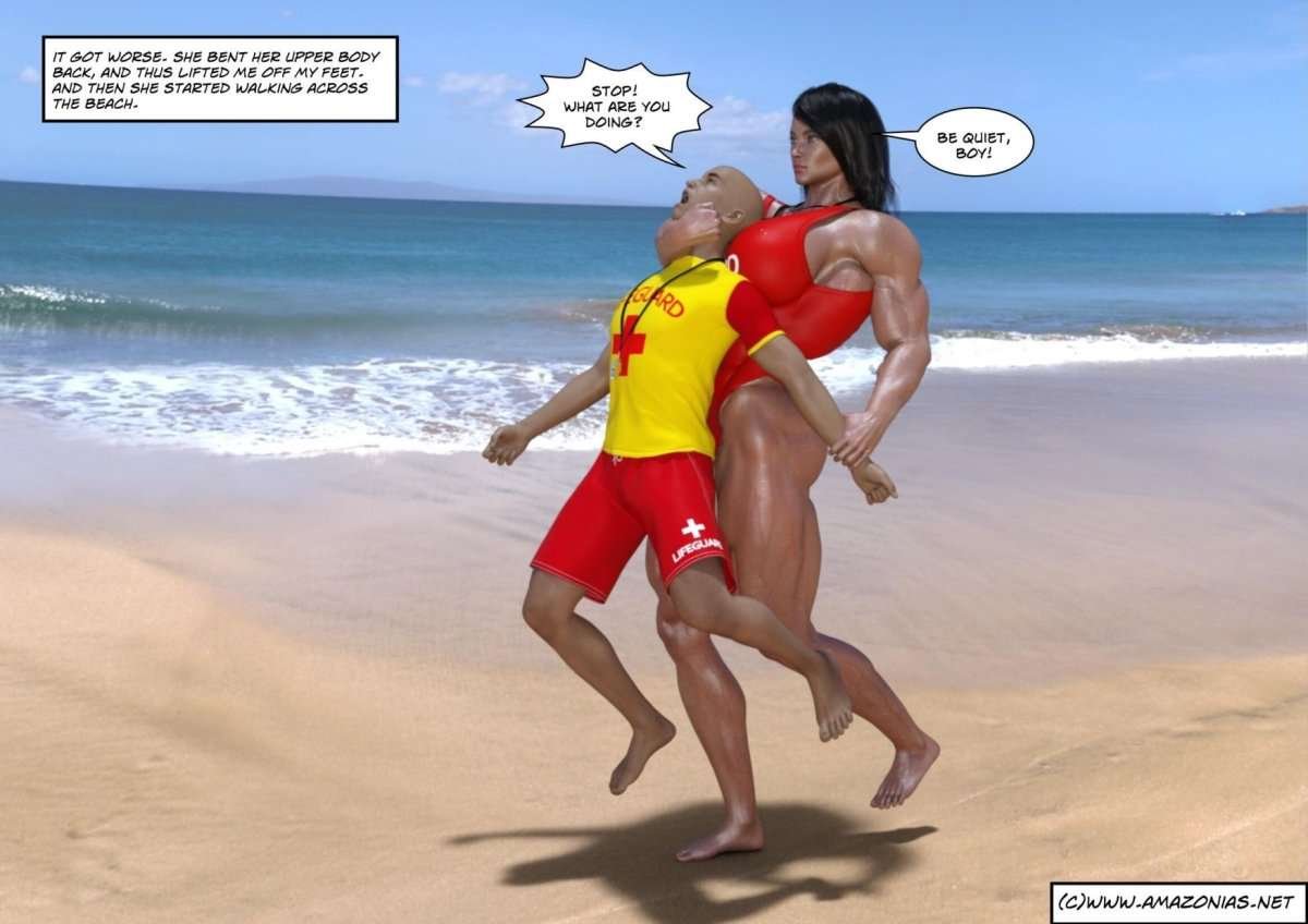 Their Tiny Toy - female bodybuilder