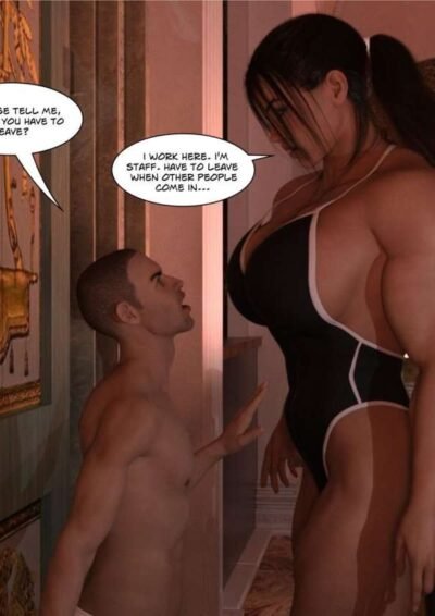 short man and huge girl