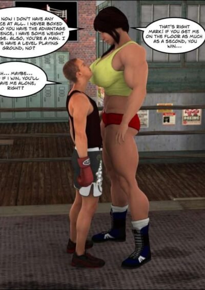 The Boxer, part 1 - female bodybuilder
