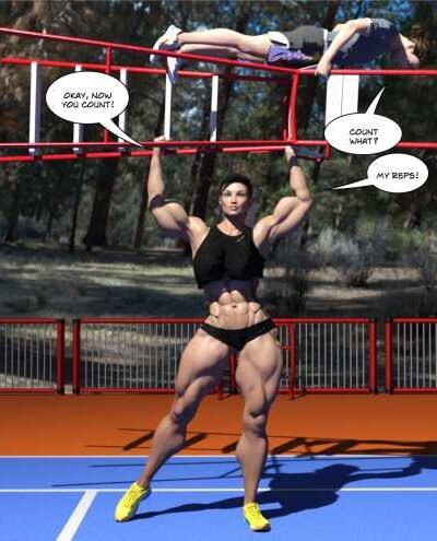 Winners and Losers - female bodybuilder