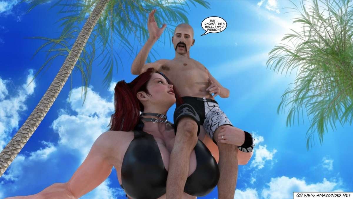 Back to the Beach - female bodybuilder