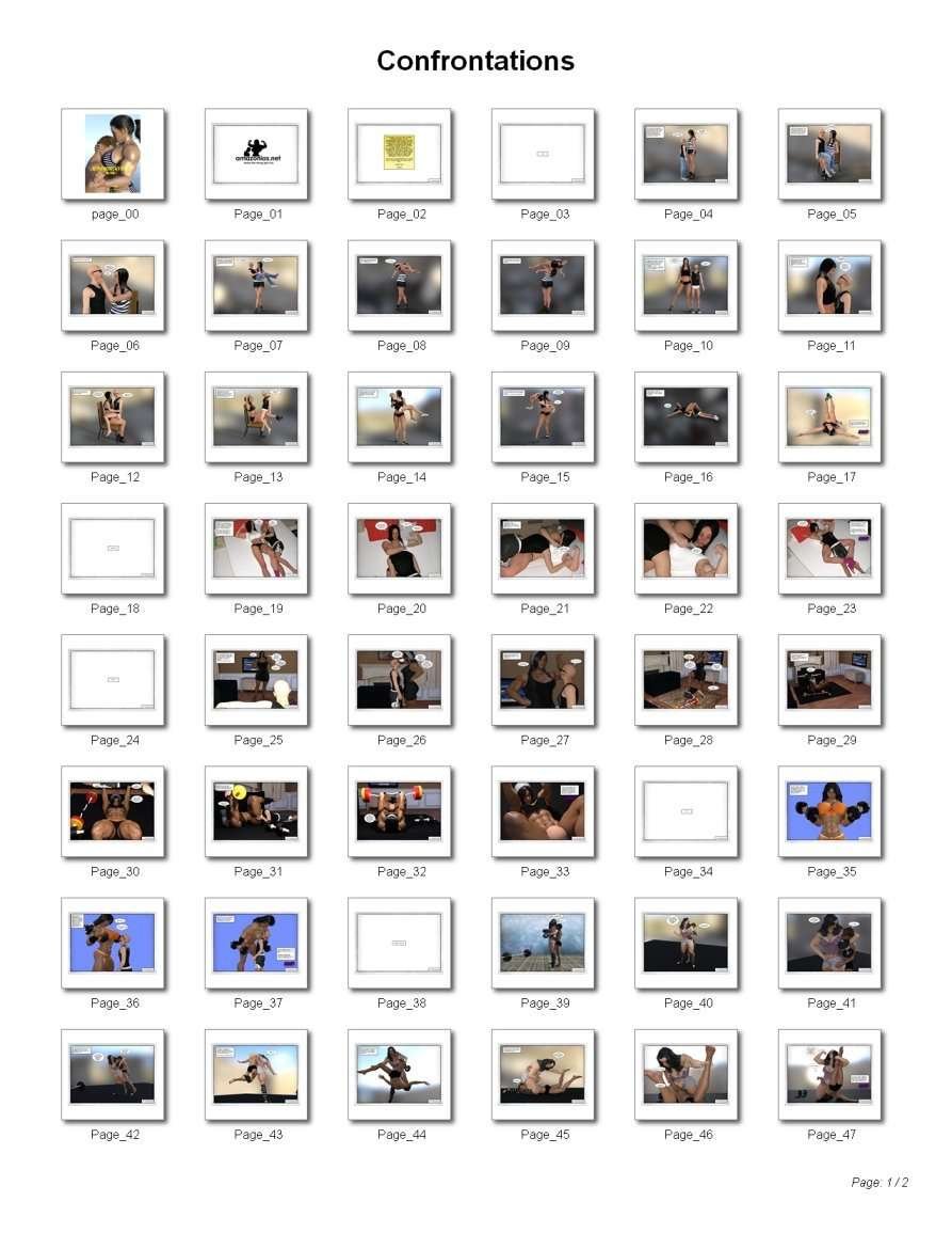 Confrontations - volume 1 - female bodybuilder