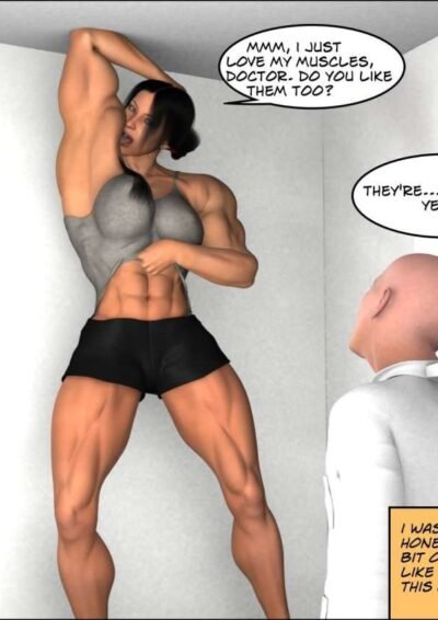 Doctor's appointment - female bodybuilder 