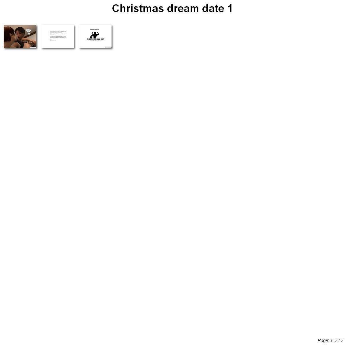 Dream date, part 1 - female bodybuilder