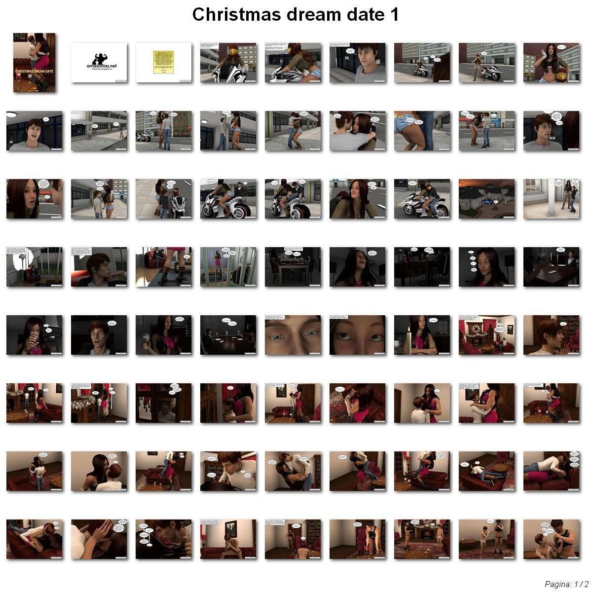 Dream date, part 1 - female bodybuilder