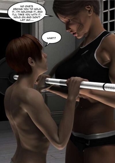 Dream date, part 2 - female bodybuilder