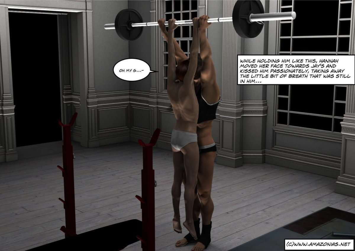 Dream date, part 2 - female bodybuilder