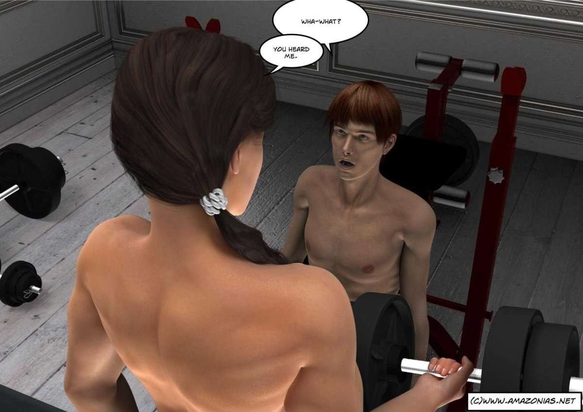 Dream date, part 3 - female bodybuilder