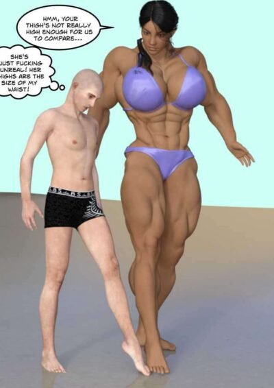Beach body - female bodybuilder