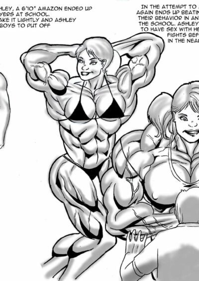Ashley's Final Semester - part 2 - female bodybuilder