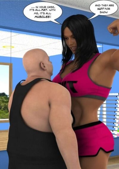 Fit versus Fat - FREE-female bodybuilder - musclegirl -Amazonias