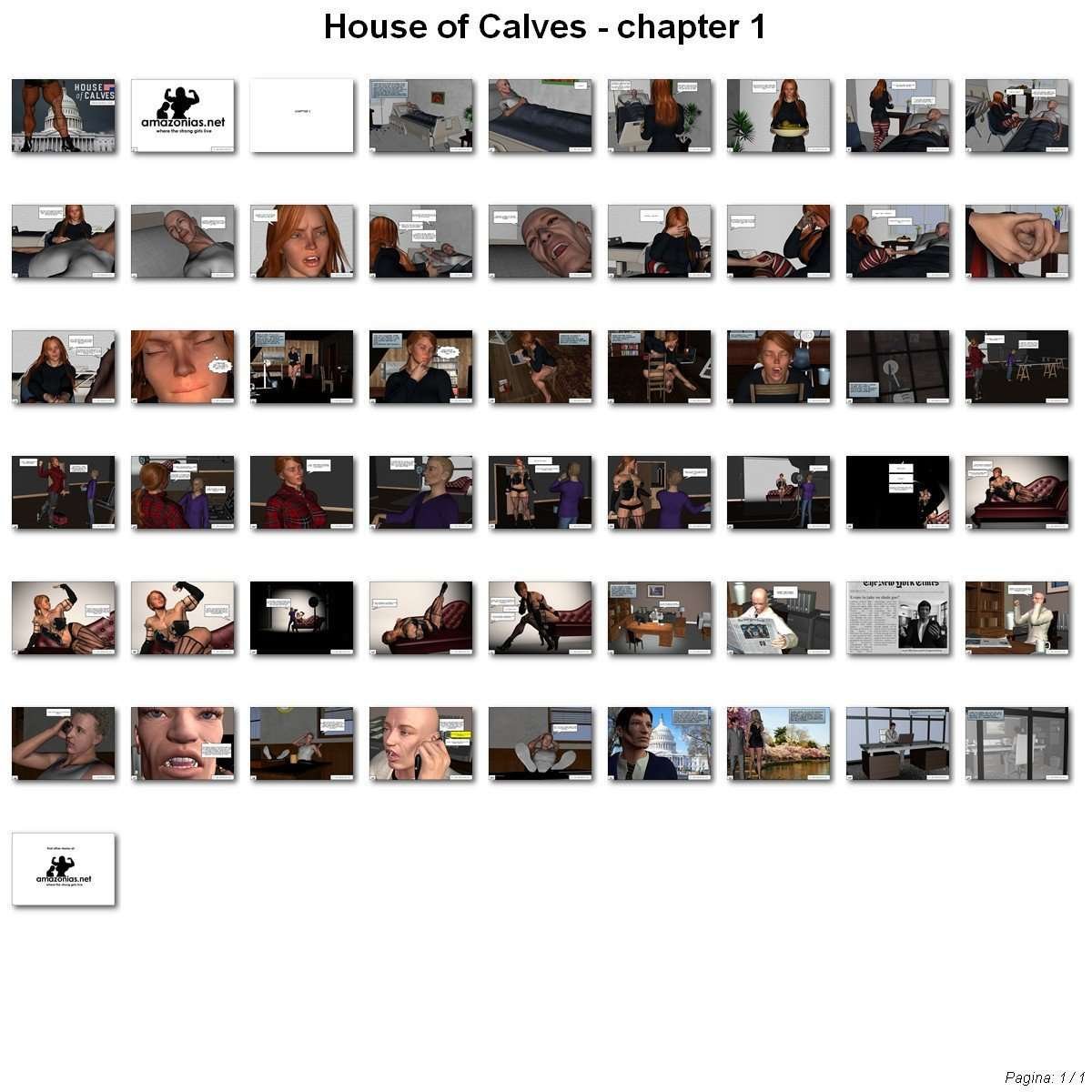 House of Calves - chapter 1 - female bodybuilder