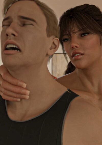 huge musclewoman dominating