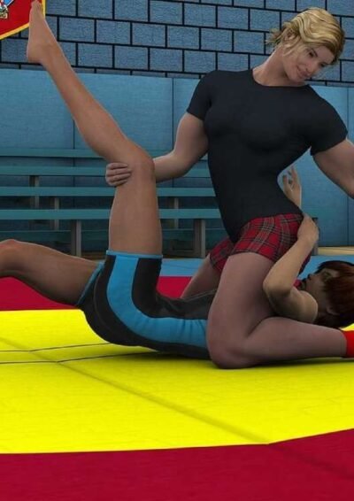 Lessons in love - female bodybuilder 