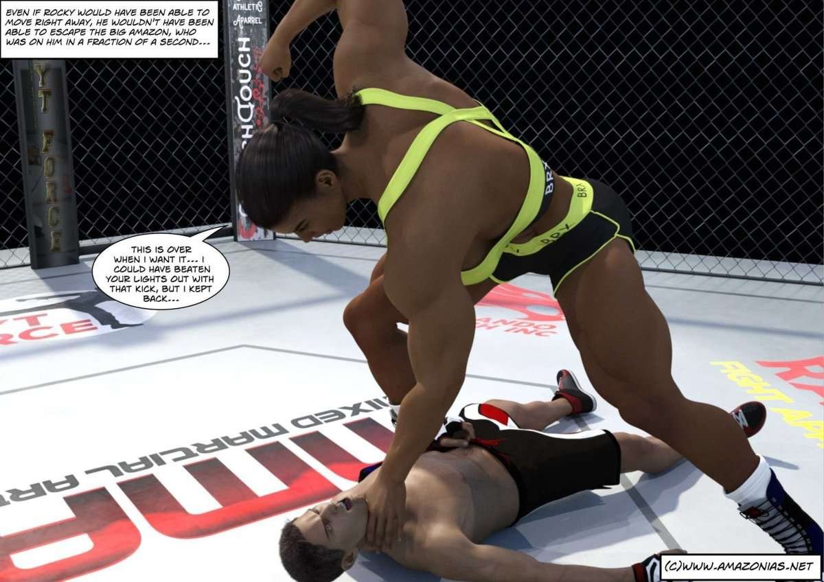 MMA Babe - female bodybuilder