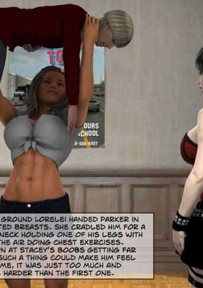New at School - female bodybuilder