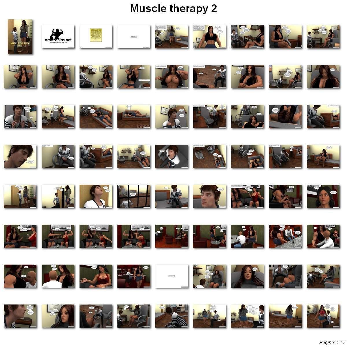 Muscle Therapy - part 2 - female bodybuilder