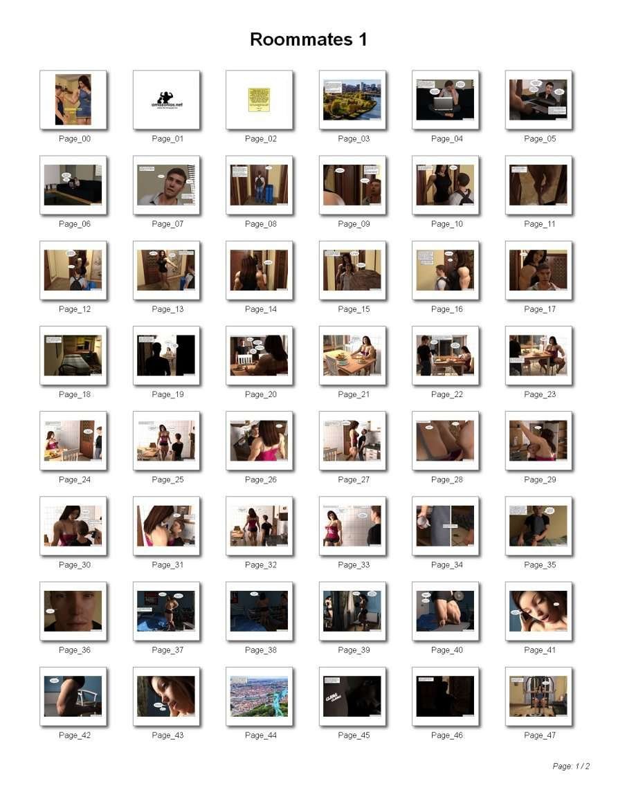 Roommates - part 1 - female bodybuilder