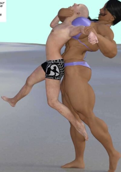 Beach body - female bodybuilder