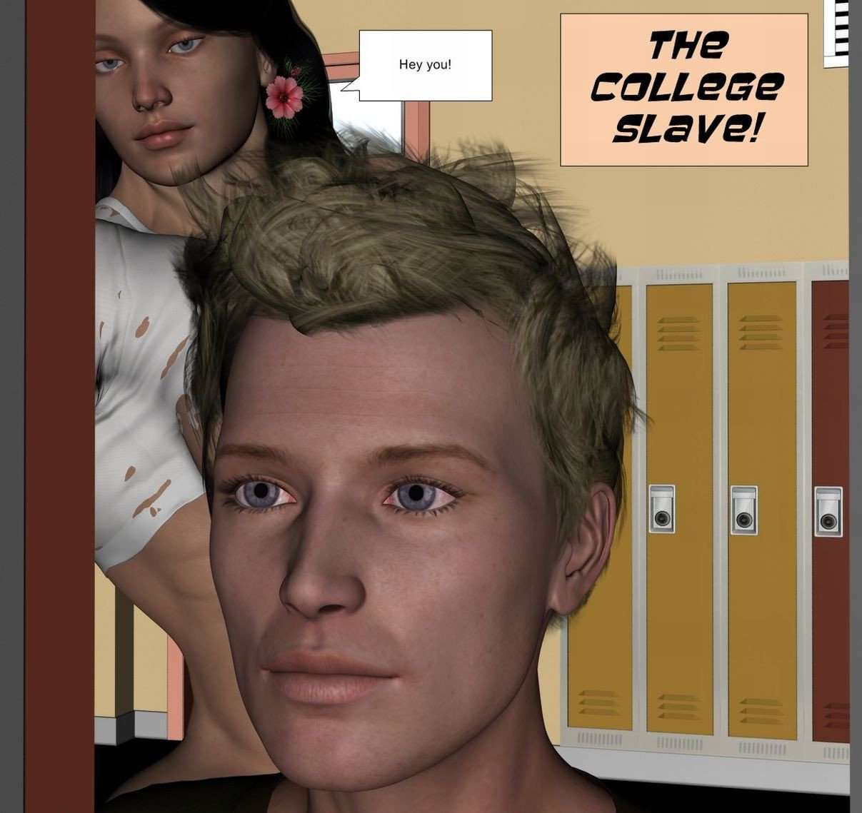 The College Slave - female bodybuilder