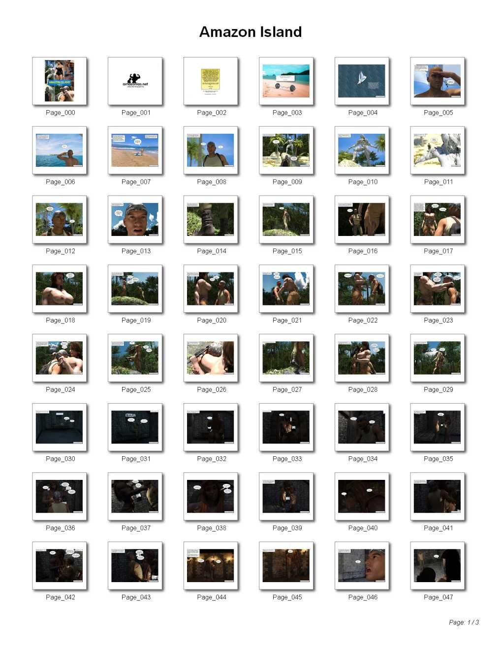 Amazon Island - part 1 - female bodybuilder