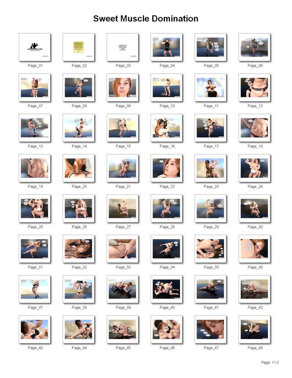 Sweet Muscle Domination - female bodybuilder