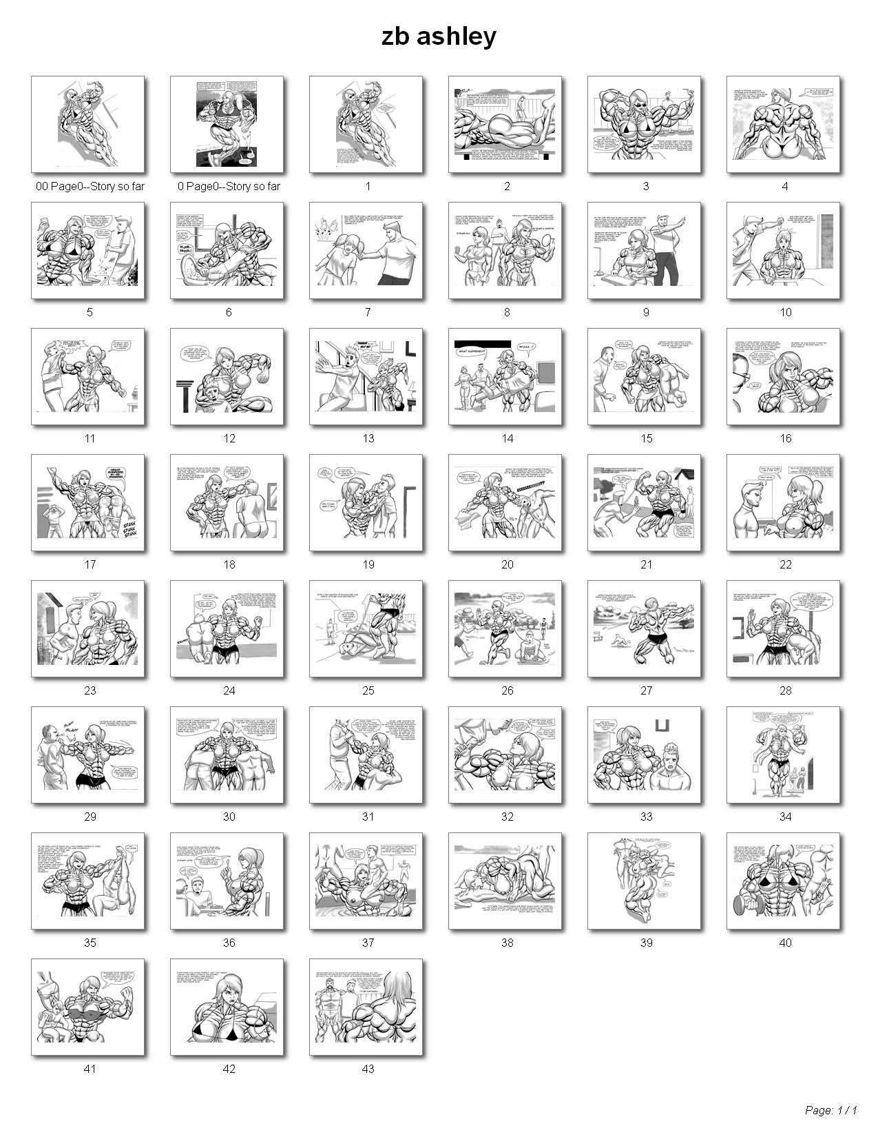 Ashley's Final Semester - part 3 - female bodybuilder