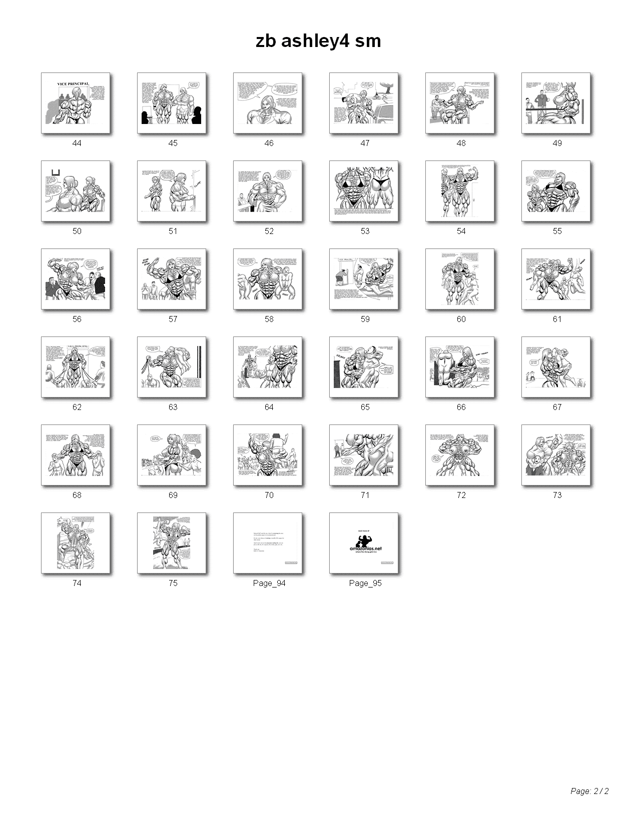 Ashley's Final Semester - part 4 - female bodybuilder