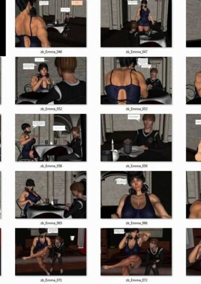 Tall strong Emma, PT 2 - female bodybuilder