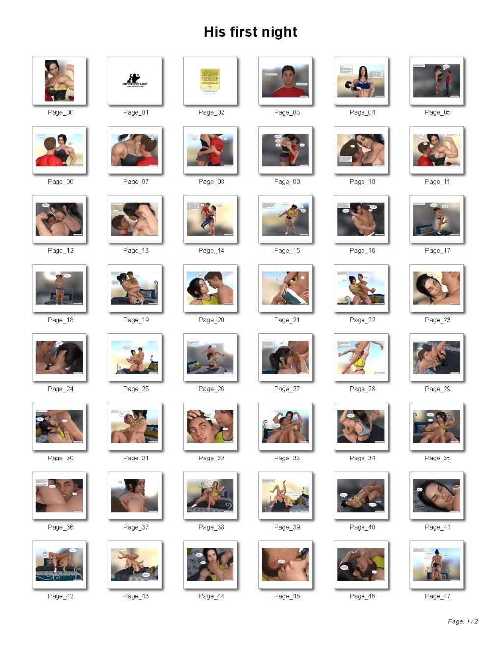 His first time - female bodybuilder