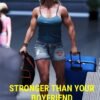 big musclegirl at the airport