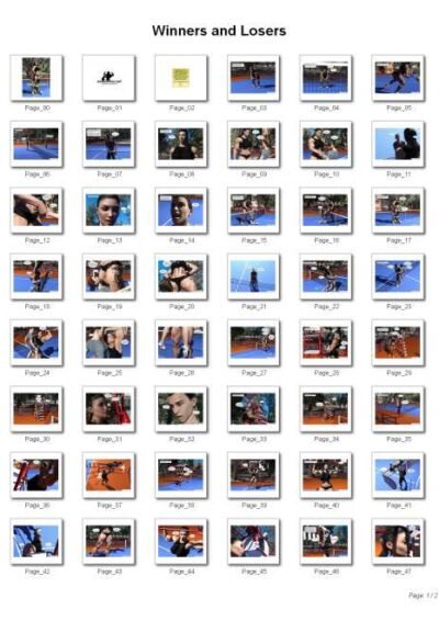 Winners and Losers - female bodybuilder 