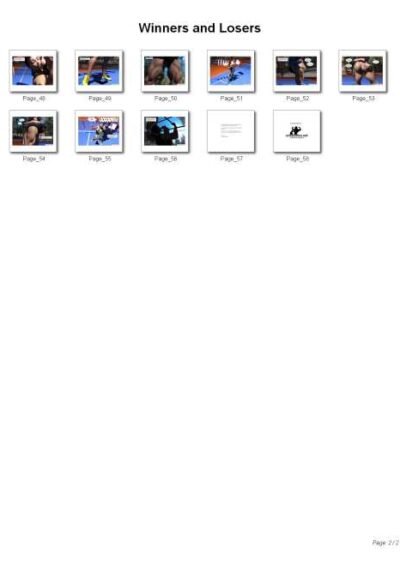 Winners and Losers - female bodybuilder 