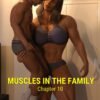 huge musclegirl lifts man